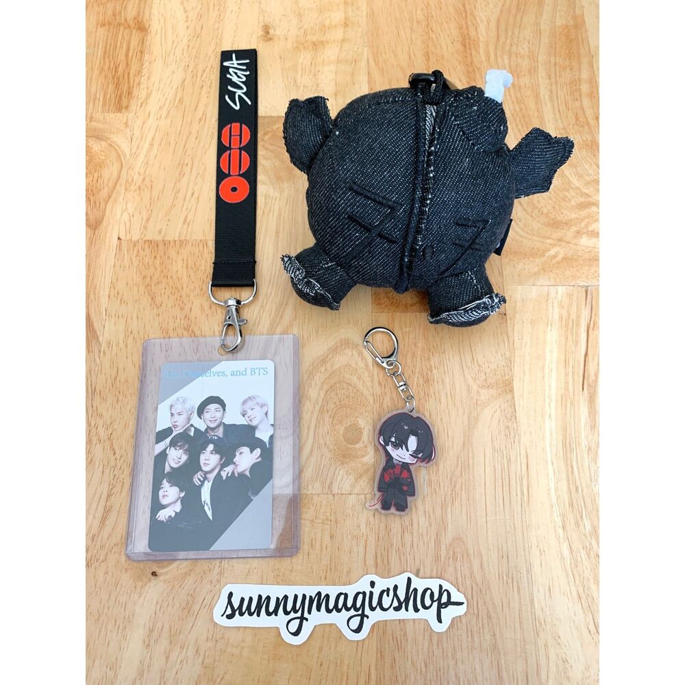 BTS Arirang Army Bomb Photocard Acrylic Keychain Wristlet Fanmade Suga Yoongi